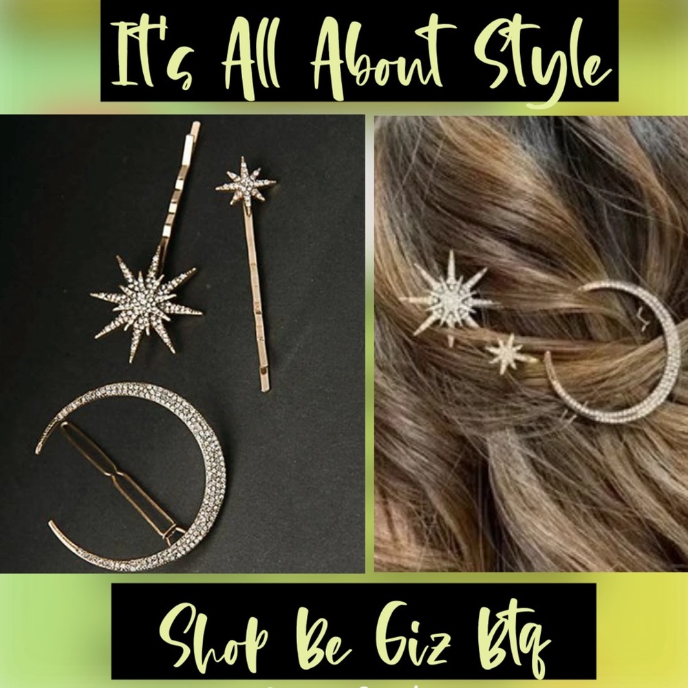Super Elegant Embellished Hairpin to Enhance your Casual or Night Our Hair look